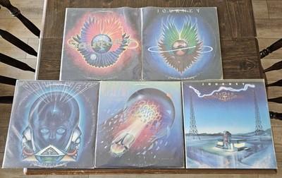 Gripsweat - Journey 5 Vinyl Record Lot- Escape, Frontiers, Raised On ...