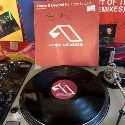 Gripsweat - Far From In Love Signed 2002 Above & Beyond Trance 