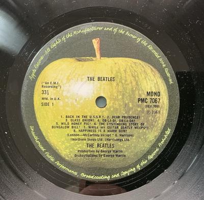 洋楽 Beatles White Album Mono CD PMCD 7067/ 8 Gripsweat - The Beatles White Album Mono 1981 Pressing Double LP