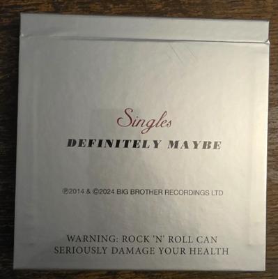 Gripsweat - OASIS Definitely Maybe Singles - 4 x COLOURED VINYL 7