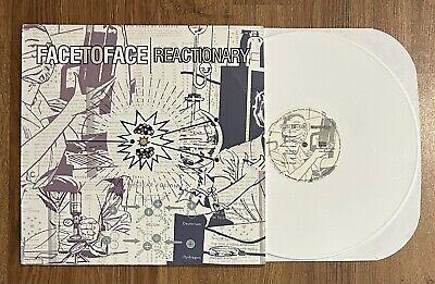 Gripsweat - Face To Face - Reactionary WHITE vinyl LP record