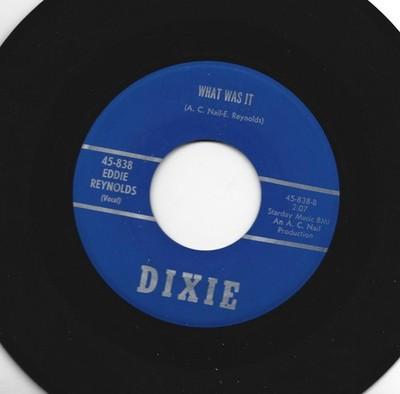 Gripsweat - ROCKABILLY SCI-FI 45 - EDDIE REYNOLDS - WHAT IS