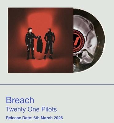 Gripsweat - TWENTY ONE PILOTS Breach Limited Black Liquid Filled Vinyl