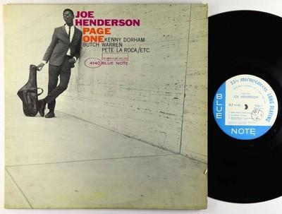 Gripsweat - Joe Henderson - Page One LP - Blue Note - BLP 4140