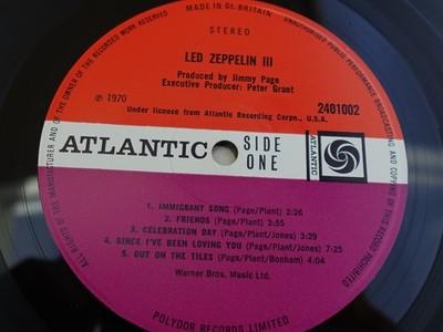 Gripsweat - Led Zeppelin LED ZEPPELIN III 1970 UK LP 1st Peter