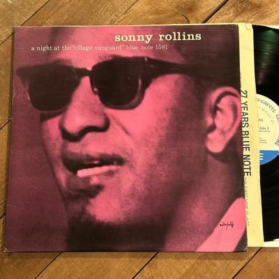 洋楽 Sonny Rollins Blue Note 1581 RVG SONNY ROLLINS A Night At The Village Vanguard BLUE NOTE 1581