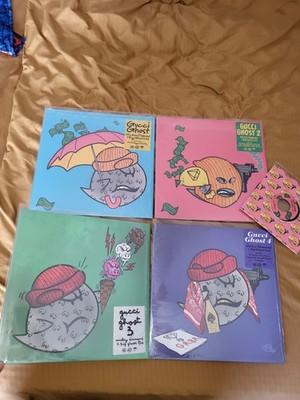 Gripsweat - Gucci Ghost I, II, III, IV Splatter Vinyl Set W Gripsweat - Gucci Ghost I, II, III, IV Splatter Vinyl Set W
