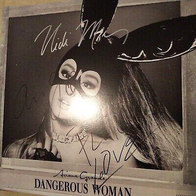 Gripsweat - RARE SIGNED ARIANA Grande - Dangerous Woman LP vinyl