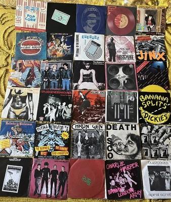 Gripsweat - 30 x Job Lot Collection Of UK Punk New Wave Records