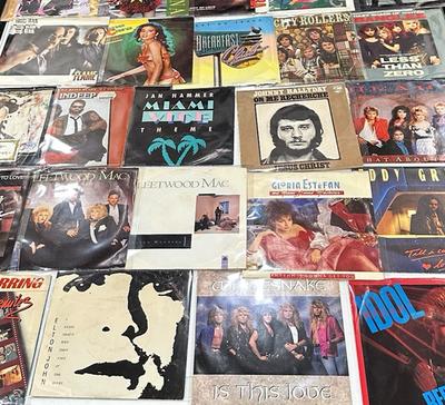 Gripsweat - 🔥 169 45 RPM Vinyl Record Lot 70s 80s Madonna Bowie