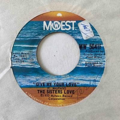 Gripsweat - Crossover Soul 45 THE SISTERS LOVE Give Me Your Love/A