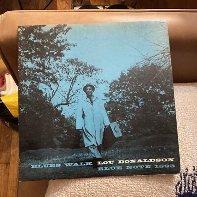 Gripsweat - LOU DONALDSON -BLUES WALK LP FIRST PRESS 1958 RVG EAR
