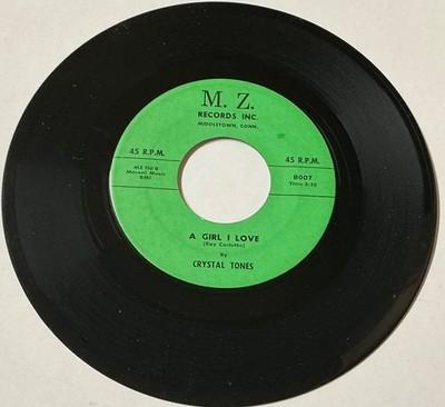 Gripsweat - Crystal Tones 1959 WHITE DOO WOP 45 A Girl I Love