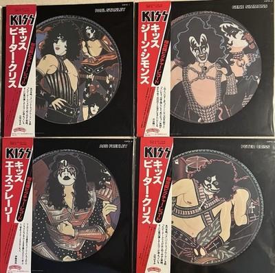 Gripsweat - KISS 1978 Sealed Japan Picture Disc Set VIPD 1-4