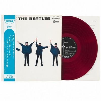Gripsweat - The Beatles Help! OP-7387 Japan Red Everclean Vinyl LP