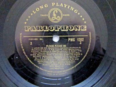 ビートルズ/1st UKオリジ ゴールドパーロフォン初回Dick James‼︎ Beatles – Near Mint UK Stereo Gold Parlophone 'Please Please