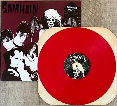 Gripsweat - SAMHAIN - UNHOLY PASSION - RED VINYL w/STREAKS - 1986