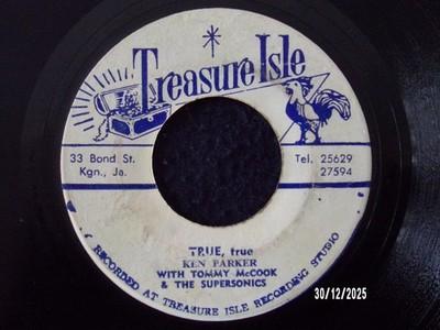 Gripsweat - 🎵KEN PARKER - TRUE TRUE (ROCKSTEADY) 45