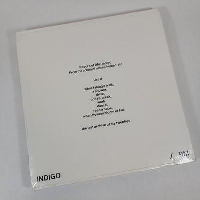 Gripsweat - NEW Factory SEALED BTS RM Record of RM: Indigo Vinyl